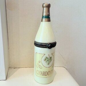 Chardonnay Porcelain Hinged "Bottle"